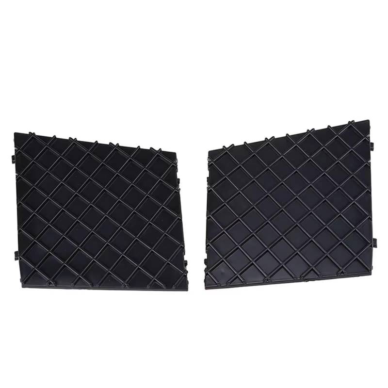 Frontgrill Für 5er-Serie E60 E61 Paket 2003–2010 51117897184 Frontstoßstange, Unteres Netzgitter, Zierblende Links Und Rechts, Schwarz Front Nieren Kühlergrill(Left Right Side) von Rdtnvc