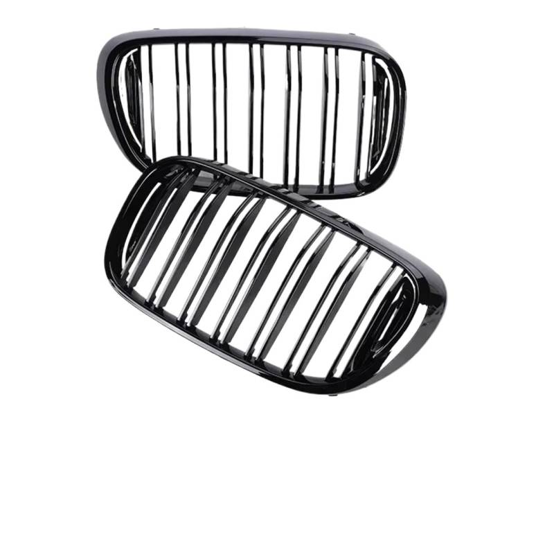 Frontgrill Für 7 Series G11 G12 2015 2016 2017 2018 2019 Lower Intake Front Bumper Niere Refting Grill Carbon Fiber Racing Grille Teile Front Nieren Kühlergrill(Dual Gloss Black) von Rdtnvc