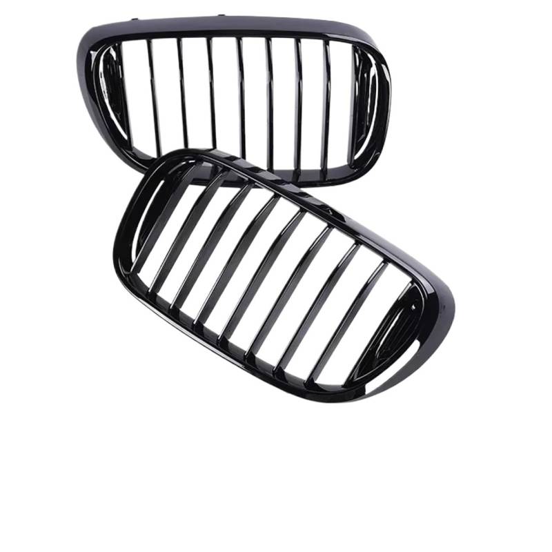 Frontgrill Für 7 Series G11 G12 2015 2016 2017 2018 2019 Lower Intake Front Bumper Niere Refting Grill Carbon Fiber Racing Grille Teile Front Nieren Kühlergrill(Single Gloss Black) von Rdtnvc
