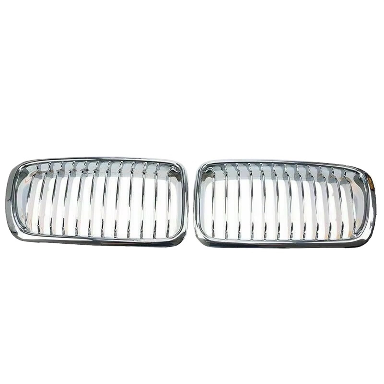Frontgrill Für 7er E38 730IL/735I/725Tds/728I/750I Limousine 1998 1999 2000 2001 1 Paar Chrom-Frontstoßstange Nierengitter Haubengrill Refit Front Nieren Kühlergrill(A) von Rdtnvc