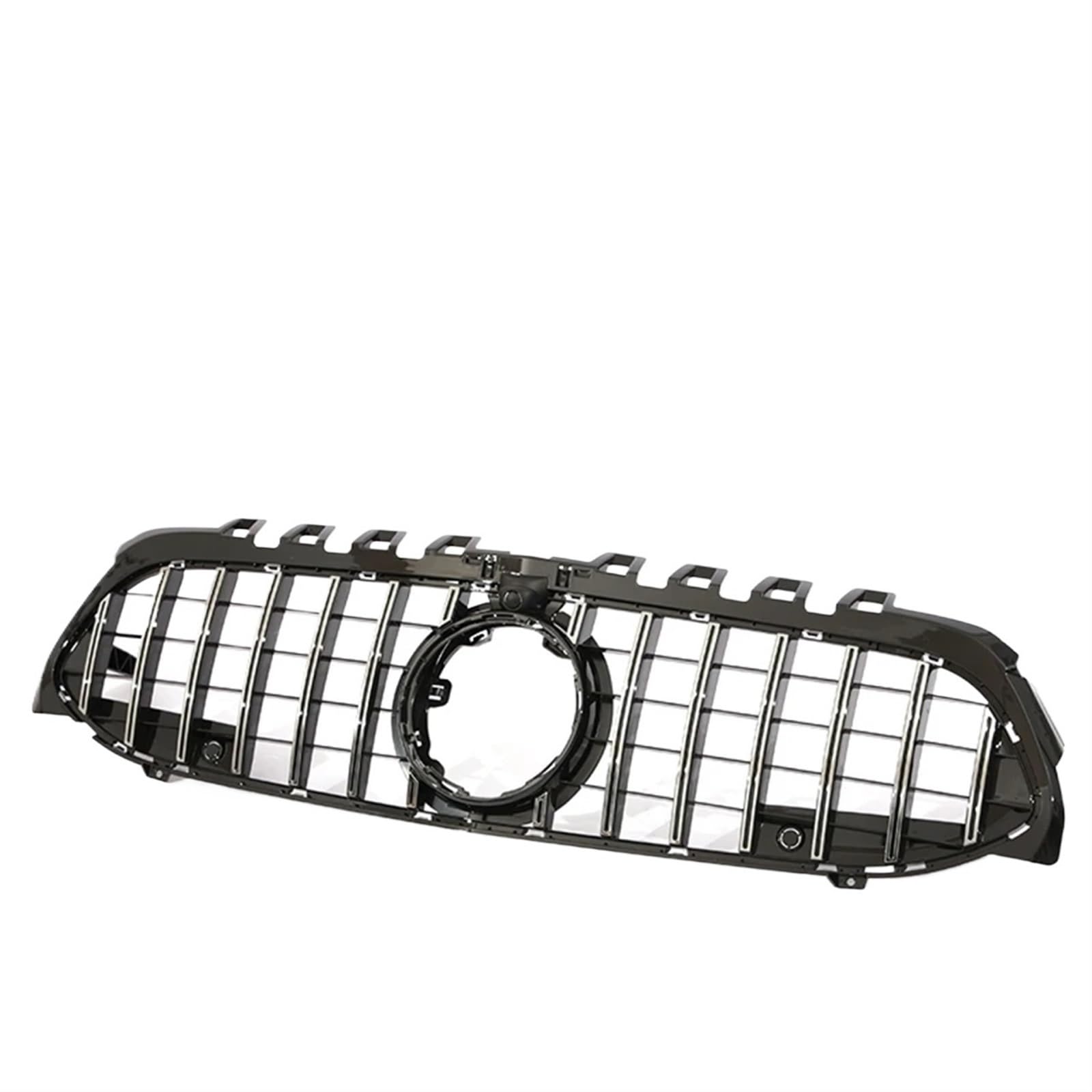 Frontgrill Für Benz A-Klasse V177 W177 2019–2022 Frontstoßstange Panamericana Für GTR Diamond Für AMG A35 A45 A200 A180 Schwarzer Chrom-Grill Front Nieren Kühlergrill(14 GT Chrome W Cam) von Rdtnvc