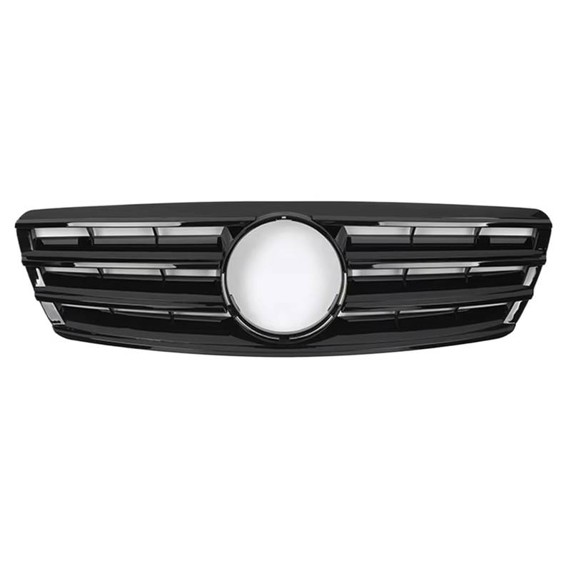 Frontgrill Für Benz C-Klasse W203 2001 2002 2003 2004 2005 2006 2007 C200 C240 ​​C320 Chrome Silver Diamonds Style Grille Black Für GTR Style Front Bumper Grille Front Nieren Kühlergrill(Sport-Glossy von Rdtnvc