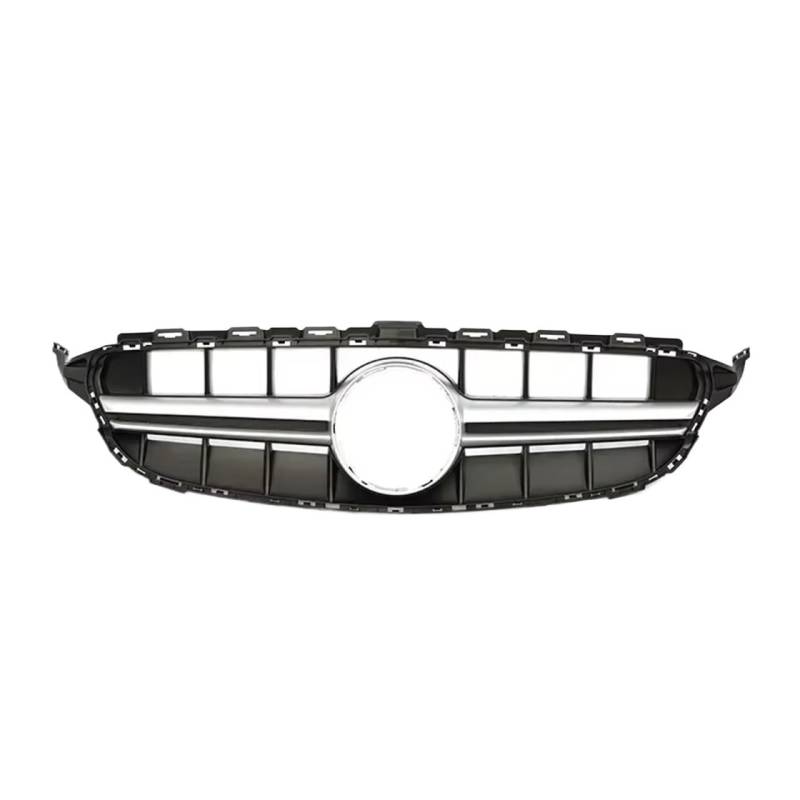 Frontgrill Für Benz C Klasse W205 Frontstoßstange Racing Grill Diamant Für AMG Für GT E63S Kühlergrill Silber Schwarz 2014 2015 16 2017 2018 C180 C200 C300 C350 Front Nieren Kühlergrill(14-18 E63S S W von Rdtnvc