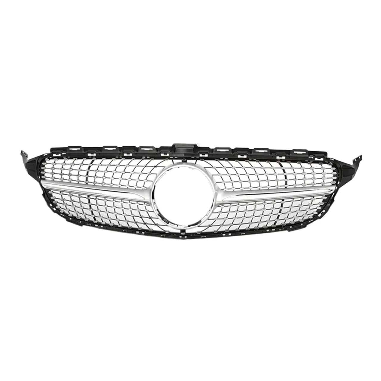Frontgrill Für Benz C Klasse W205 Frontstoßstange Racing Grill Diamant Für AMG Für GT E63S Kühlergrill Silber Schwarz 2014 2015 16 2017 2018 C180 C200 C300 C350 Front Nieren Kühlergrill(14-18 Diamond Frontgrill Für Benz C Klasse W205 Frontstoßstange Racing Grill Diamant Für AMG Für GT E63S Kühlergrill Silber Schwarz 2014 2015 16 2017 2018 C180 C200 C300 C350 Front Nieren Kühlergrill(14-18 Diamond von Rdtnvc