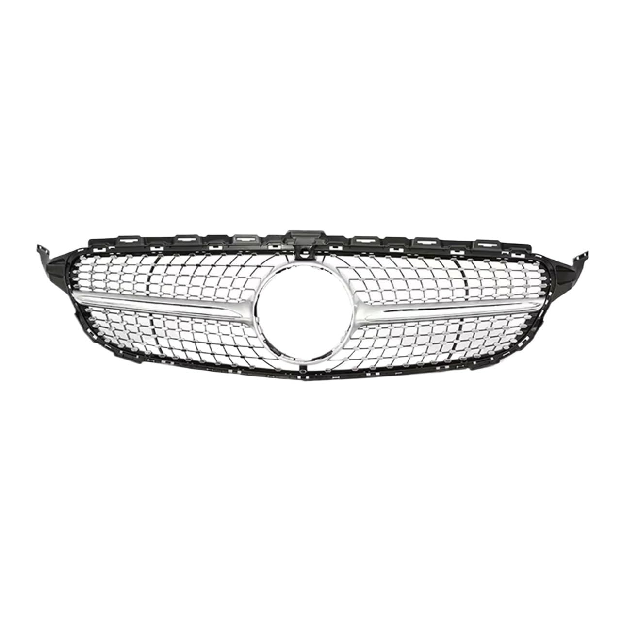 Frontgrill Für Benz C Klasse W205 Frontstoßstange Racing Grill Diamant Für AMG Für GT E63S Kühlergrill Silber Schwarz 2014 2015 16 2017 2018 C180 C200 C300 C350 Front Nieren Kühlergrill(14-18 Diamond Frontgrill Für Benz C Klasse W205 Frontstoßstange Racing Grill Diamant Für AMG Für GT E63S Kühlergrill Silber Schwarz 2014 2015 16 2017 2018 C180 C200 C300 C350 Front Nieren Kühlergrill(14-18 Diamond von Rdtnvc