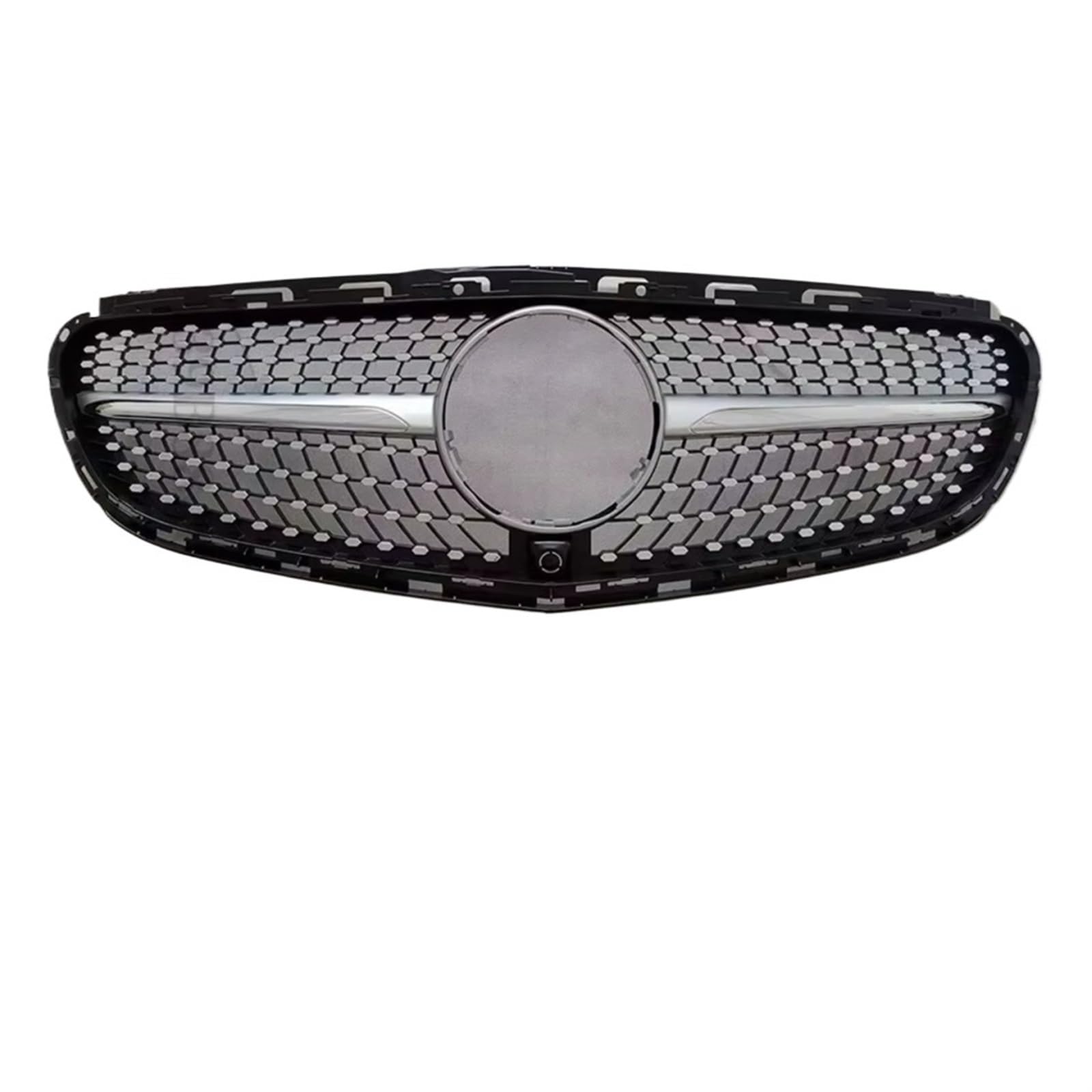 Frontgrill Für Benz E-Klasse W212 2009–2010 2011 2012 2013 2014 2015 GT Diamond Styling Grill Fronteinlassgitter Kühlergrill Body Kit Tuning-Zubehör Front Nieren Kühlergrill(13-15 Diamond Silver) von Rdtnvc