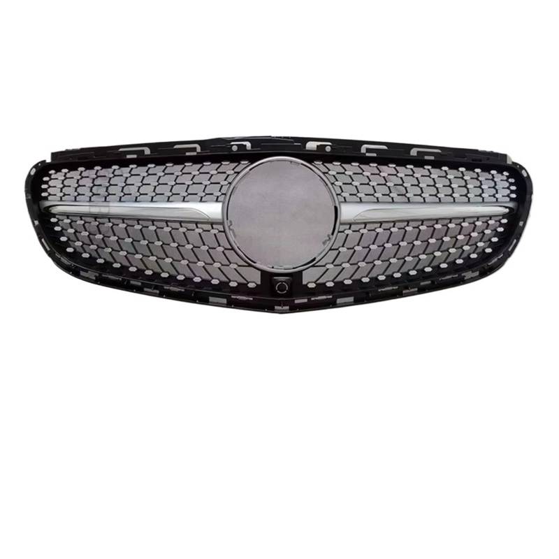 Frontgrill Für Benz E-Klasse W212 2009–2010 2011 2012 2013 2014 2015 GT Diamond Styling Grill Fronteinlassgitter Kühlergrill Body Kit Tuning-Zubehör Front Nieren Kühlergrill(13-15 Diamond Silver) von Rdtnvc