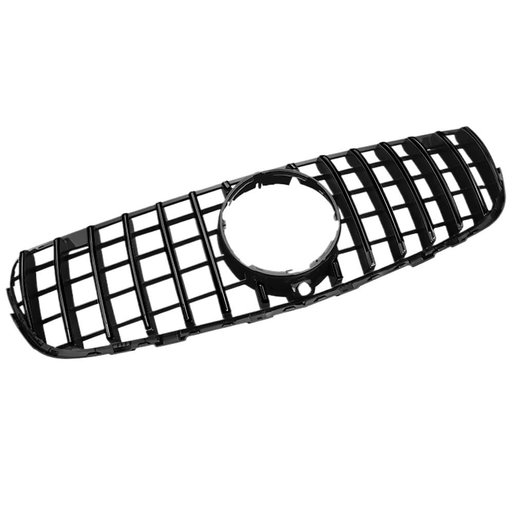 Frontgrill Für Benz Für GLC-Klasse X253 C253 2015 2016 2017 2018 2019 2020 2021 2022 2023 Frontgrill Mittelnetz Grills Montagerahmen Abdeckungsteile Front Nieren Kühlergrill(2015-2019 Black A) von Rdtnvc