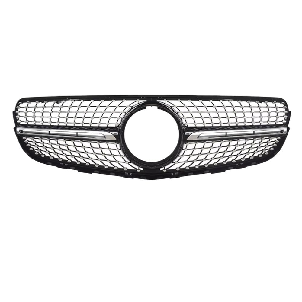 Frontgrill Für Benz Für GLC-Klasse X253 C253 2015 2016 2017 2018 2019 2020 2021 2022 2023 Frontgrill Mittelnetz Grills Montagerahmen Abdeckungsteile Front Nieren Kühlergrill(2015-2019 Black B) von Rdtnvc