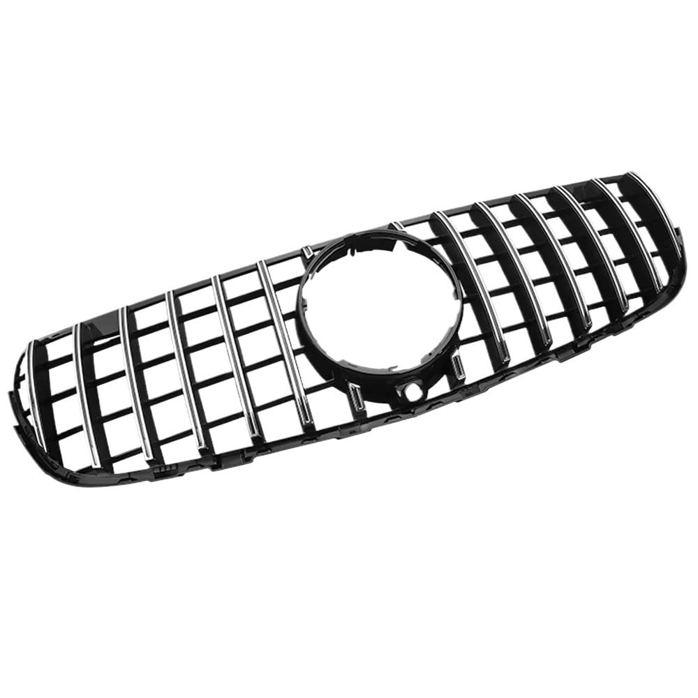 Frontgrill Für Benz Für GLC-Klasse X253 C253 2015 2016 2017 2018 2019 2020 2021 2022 2023 Frontgrill Mittelnetz Grills Montagerahmen Abdeckungsteile Front Nieren Kühlergrill(2015-2019 Silver A) von Rdtnvc