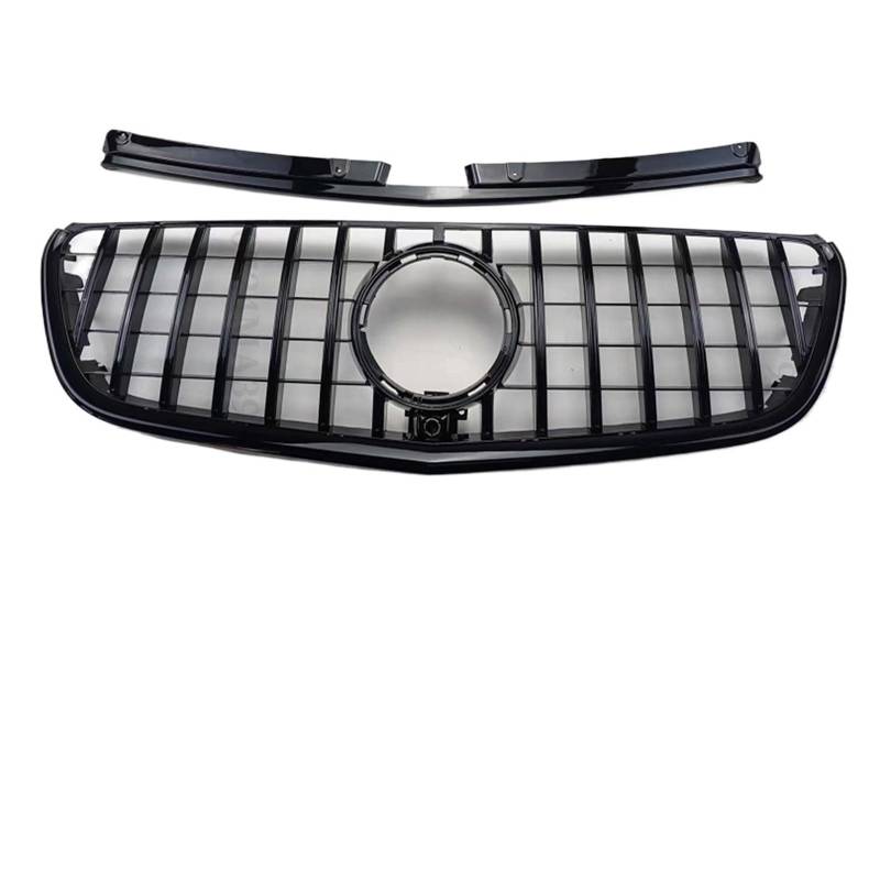 Frontgrill Für Benz W447 V Vito 2015 2016 2017 2018 2019 Tuning Upgrade Fronteinlass Stoßstangengrill Racing Grill GT Diamond Facelift Front Nieren Kühlergrill(Vito GT Black) von Rdtnvc