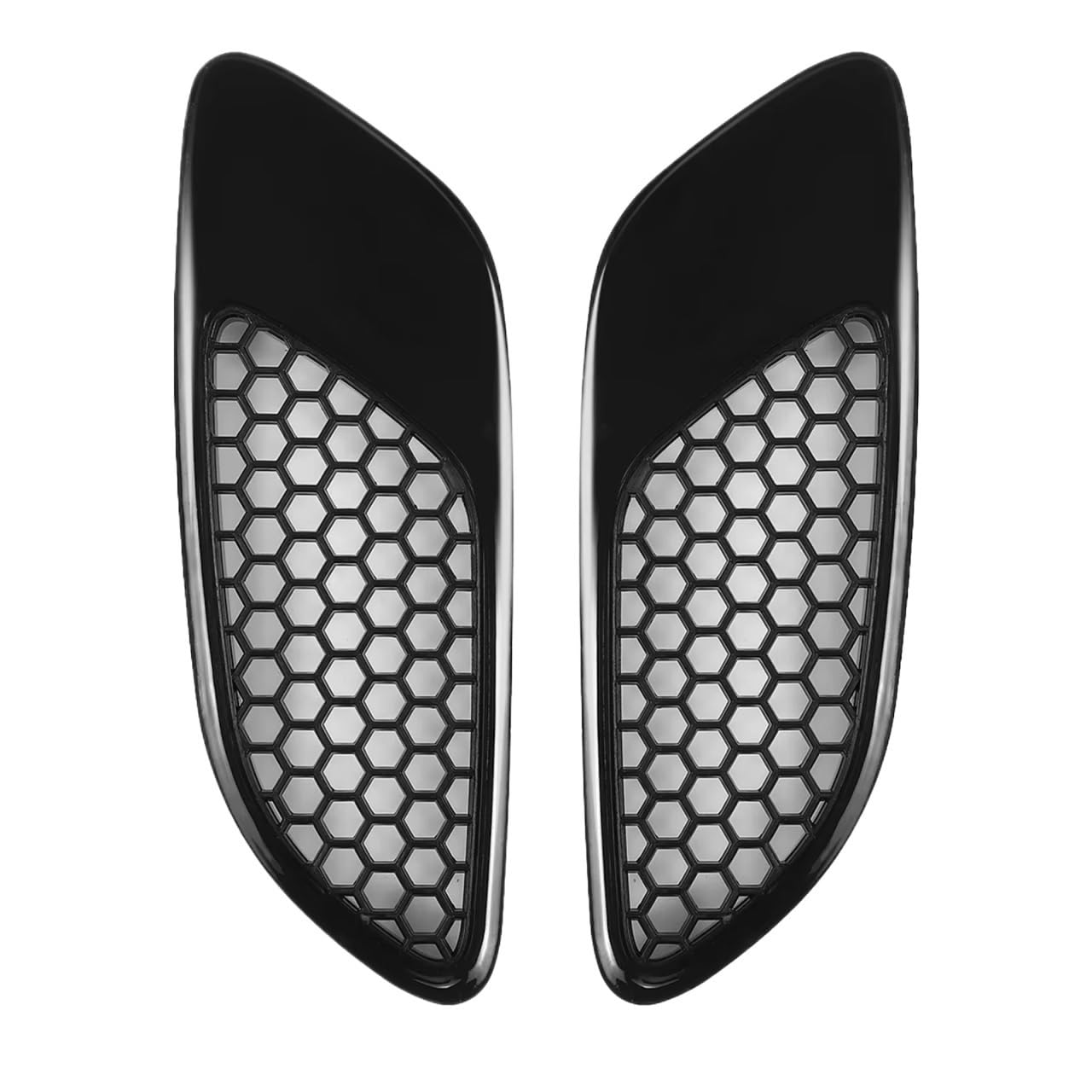 Frontgrill Für E90 E91 E92 E93 M3 Lufteinlassabdeckung Schwarz/Carbonfaser Motorhauben-Entlüftungsschlitze Lufthutze Motorhauben-Entlüftungsabdeckung Front Nieren Kühlergrill(Kohlefaser-Optik) von Rdtnvc