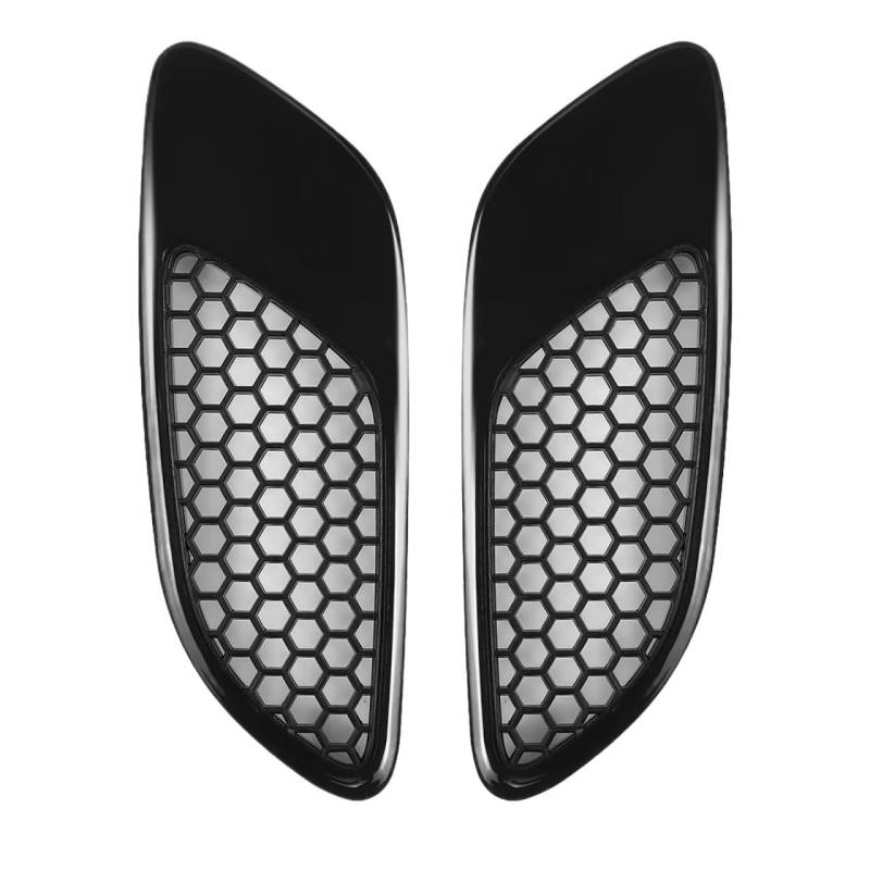 Frontgrill Für E90 E91 E92 E93 M3 Lufteinlassabdeckung Schwarz/Carbonfaser Motorhauben-Entlüftungsschlitze Lufthutze Motorhauben-Entlüftungsabdeckung Front Nieren Kühlergrill(Kohlefaser-Optik) von Rdtnvc
