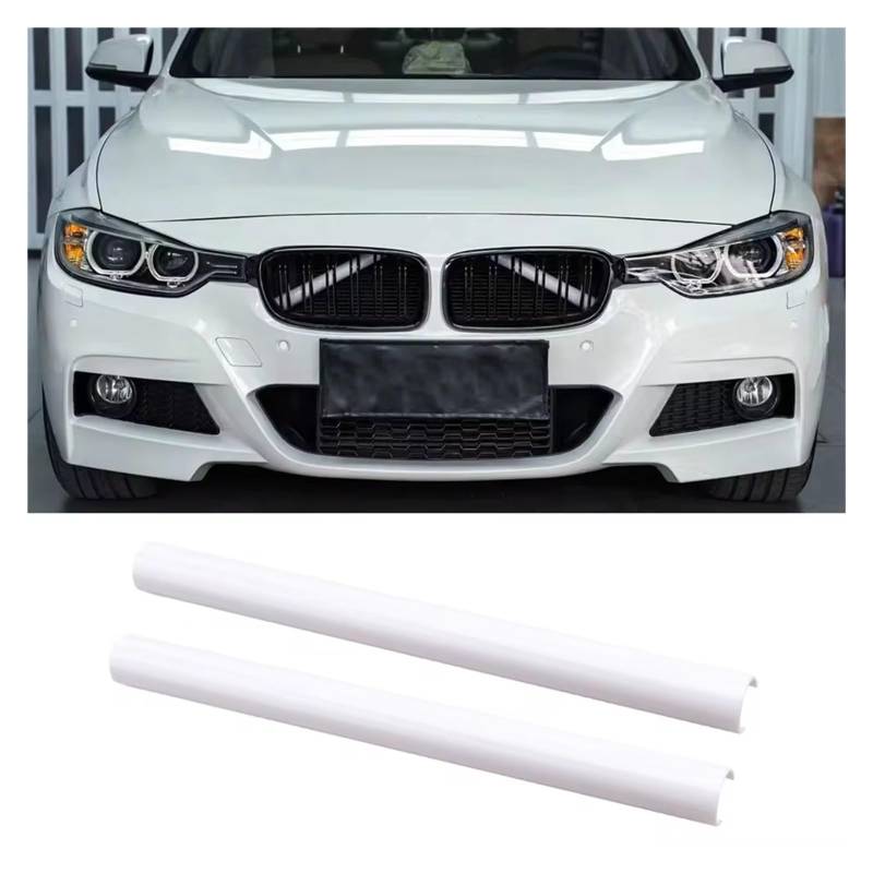 Frontgrill Für F20 F21 F22 F23 F30 F31 F32 F33 F44 F45 F46 G11 G12 G20 G21 Sport Stil Kühlergrill Trim Streifen Abdeckung Rahmen Aufkleber Front Nieren Kühlergrill(Weiß) von Rdtnvc