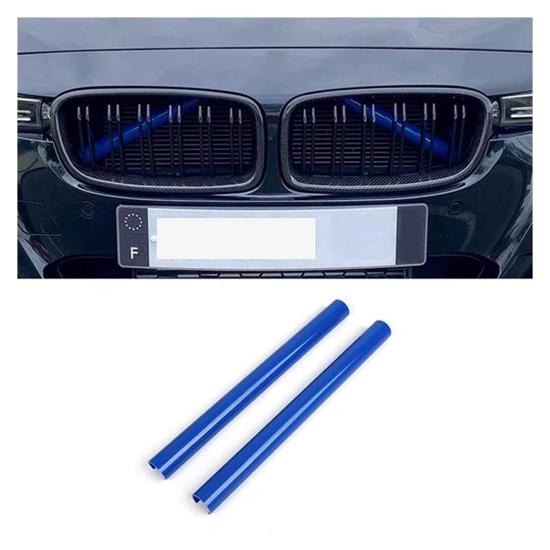 Frontgrill Für F30 F31 F32 F33 F34 F36 F20 F21 F22 F23 G29 Auto Kühlergrill Zierstreifen Auto Styling Dekoration Zubehör Front Nieren Kühlergrill(Blau) von Rdtnvc