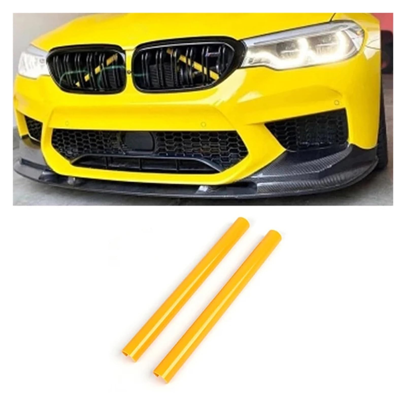 Frontgrill Für F30 F31 F32 F33 F34 F36 F20 F21 F22 F23 G29 Auto Kühlergrill Zierstreifen Auto Styling Dekoration Zubehör Front Nieren Kühlergrill(Gelb) von Rdtnvc