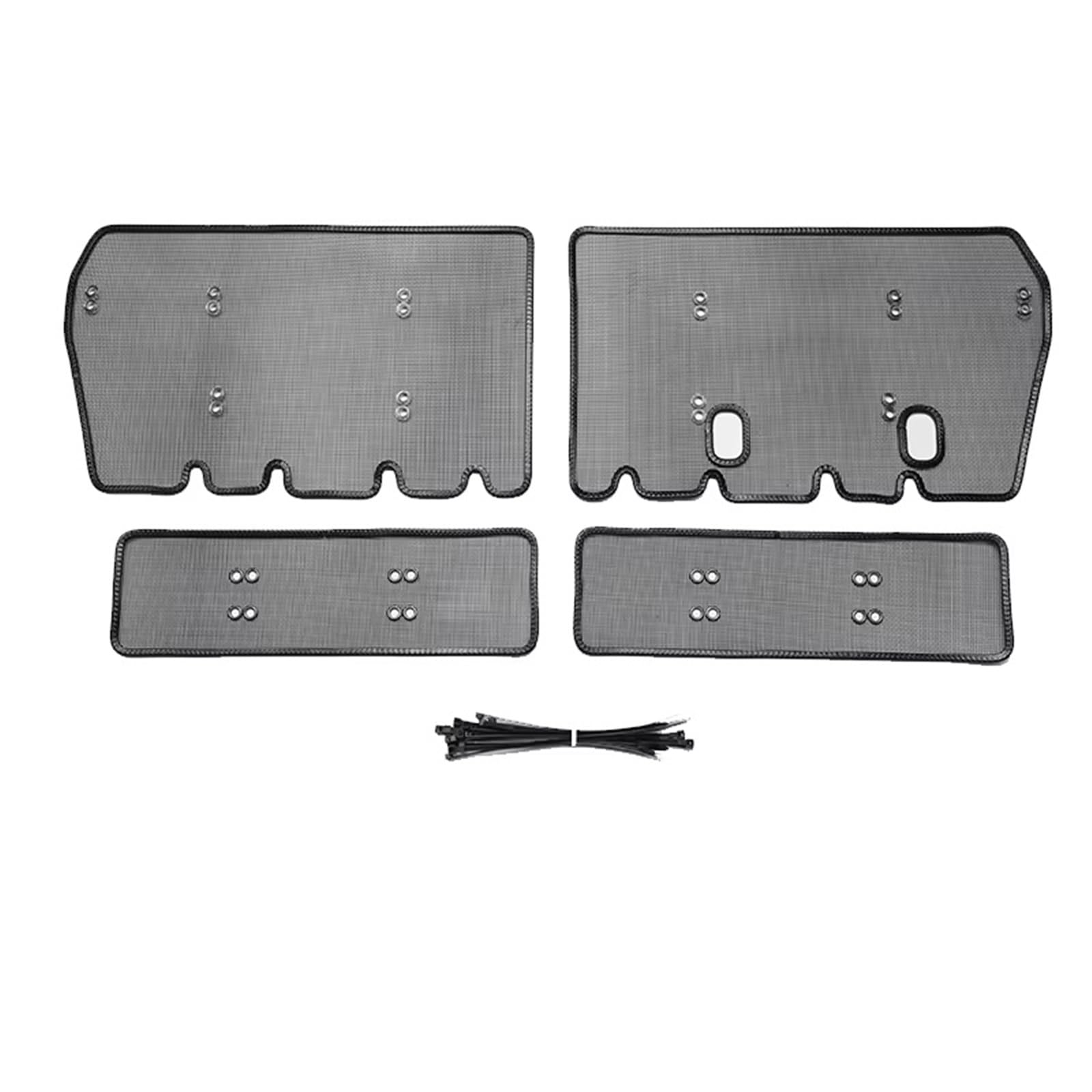 Frontgrill Für Toyota Für Land Für Cruiser Prado 150 120 Lc150 Lc120 2003-2022 Tuning Zubehör Grille Verhindern Sand Formen Styling Front Nieren Kühlergrill(B 2018-2021) von Rdtnvc