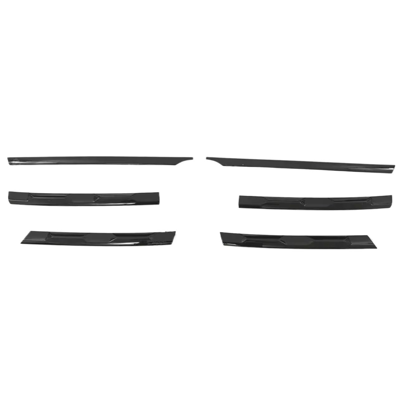 Frontgrill Für VW Für Tiguan MK2 Für 2017 2018 2019 2020 2021 Auto Vorderen Stoßfänger Mesh Center Grille Grill Form Streifen Abdeckung Trim Body Kits Front Nieren Kühlergrill(Up) von Rdtnvc