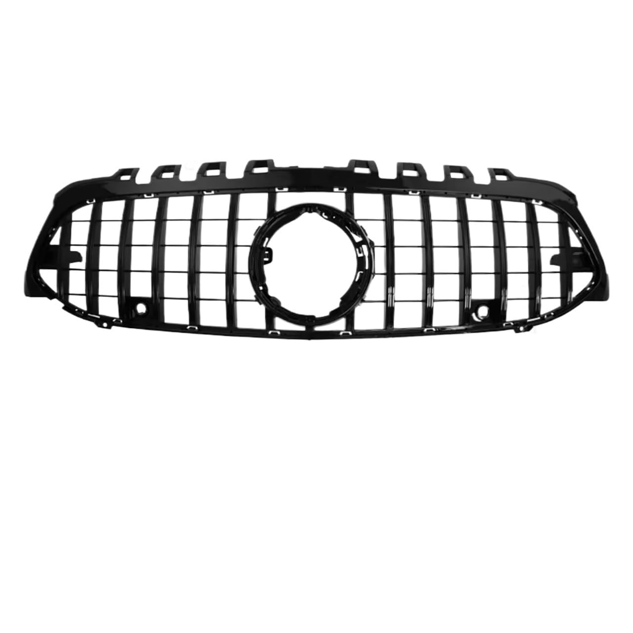 Frontgrill GT Diamond Fronthaubengrill Racing Stoßstangengrill Außenteil Für Benz W177 A 2019+ A250 A200 A180 A220 A35 Facelift Front Nieren Kühlergrill(GT Black) von Rdtnvc