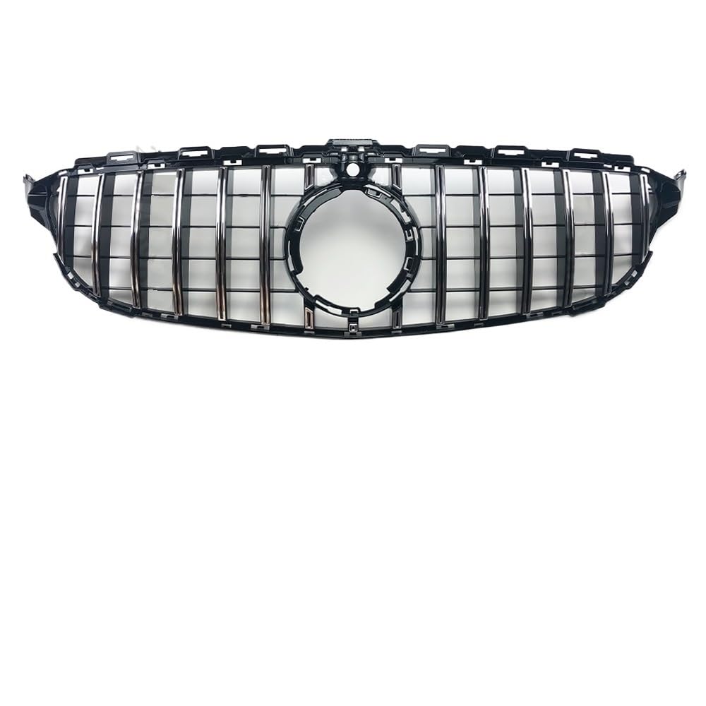 Frontgrill GT Diamond Frontstoßstangengrill Für Bernz W205 Grill C205 S205 Benz C 2014–2021 C200 C260 C180 C250 C300 Coupe Für AMG Tuning Front Nieren Kühlergrill(19-21Silver with Cam A) von Rdtnvc