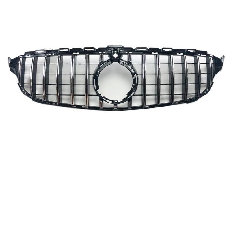 Frontgrill GT Diamond Frontstoßstangengrill Für Bernz W205 Grill C205 S205 Benz C 2014–2021 C200 C260 C180 C250 C300 Coupe Für AMG Tuning Front Nieren Kühlergrill(19-21Silver with Cam A) von Rdtnvc