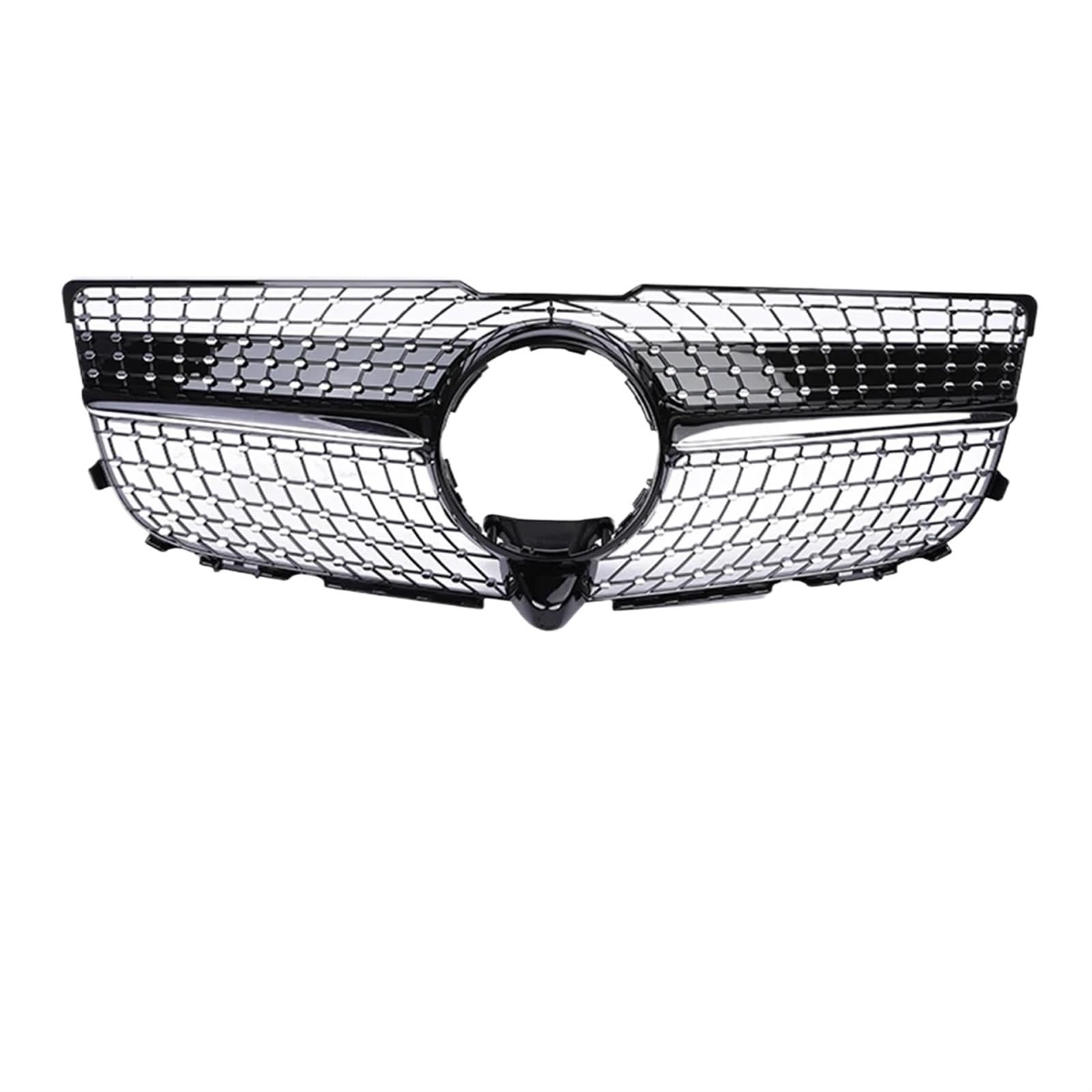 Frontgrill GT Kühlergrill Für Benz GLK X204 Frontstoßstange Kühler Für AMG Grill Diamond 2008-2012 2013-2015 Schwarz Chrom 350 Front Nieren Kühlergrill(13-15 Black Diamond) von Rdtnvc
