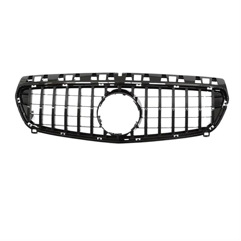 Frontgrill GT Panamerican Style Frontstoßstangengrill Für Benz A-Klasse W176 A35 A180 A200 A250 A260 2013 2014-2018 Silberfarbener Schwarzer Kühlergrill Front Nieren Kühlergrill(GT Black 13-15) von Rdtnvc
