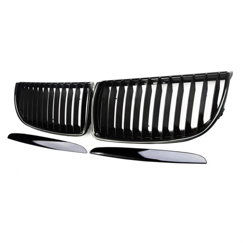 Frontgrill Glänzend Schwarzer Auto-Frontnieren-Einzellamellengrill Für 3er E90 E91 Vor Dem Facelift 2005 2006 2007 2008. Renngrills Front Nieren Kühlergrill von Rdtnvc