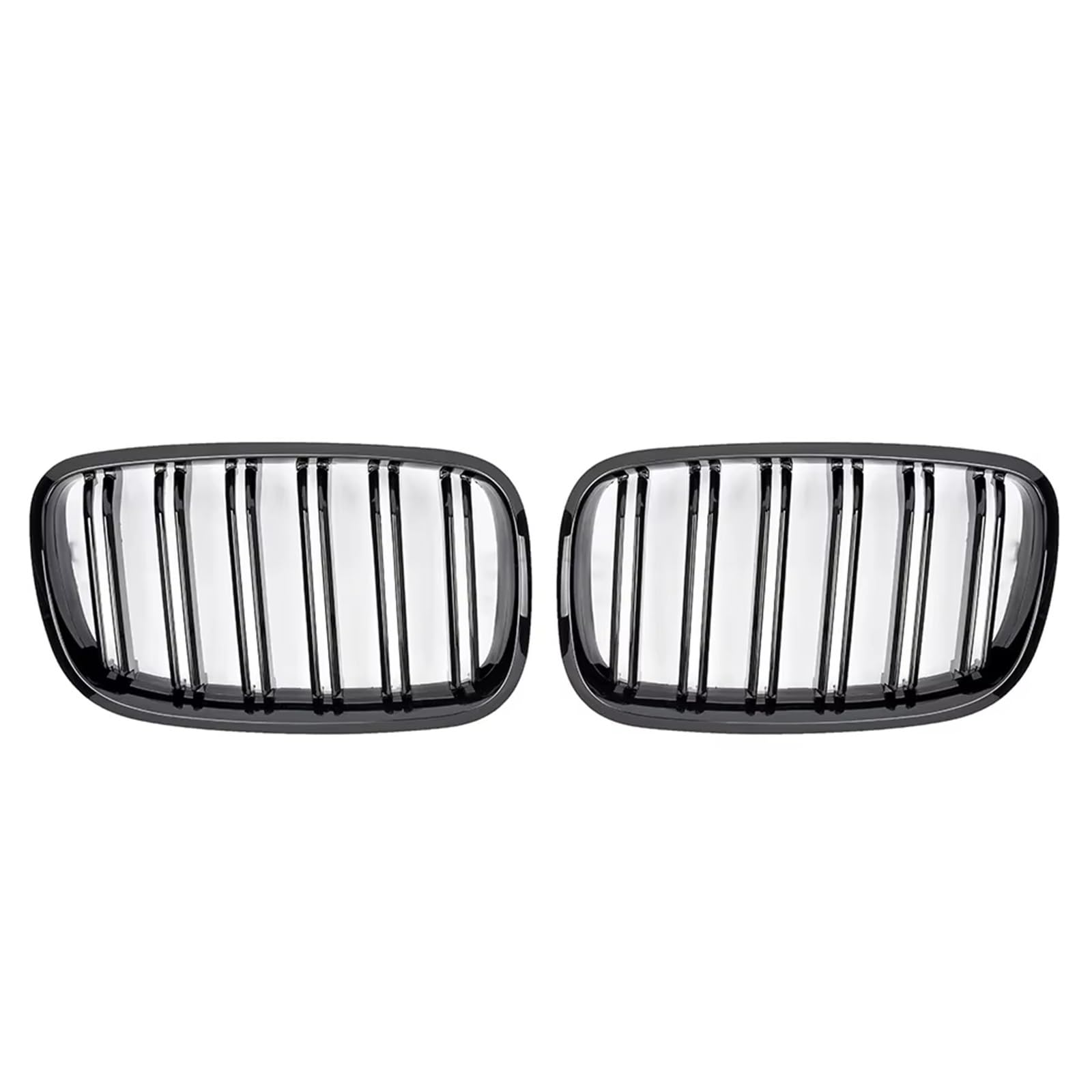 Frontgrill Glänzend Schwarzer Carbon-Stil Vorne Nieren-Doppellamellengrill Für X5 E70 2007 2008 2009 2010 2011 2012 2013 X6 E71 E72 2008–2014 Autozubehör Front Nieren Kühlergrill(Glossy Black) von Rdtnvc