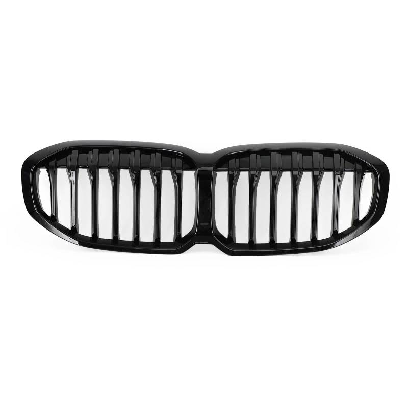 Frontgrill Glänzend Schwarzer Vorderer Ersatz-Motorhaubengrill Für F40 1-Serie 2019 2020 2021 Autozubehör Front Nieren Kühlergrill von Rdtnvc