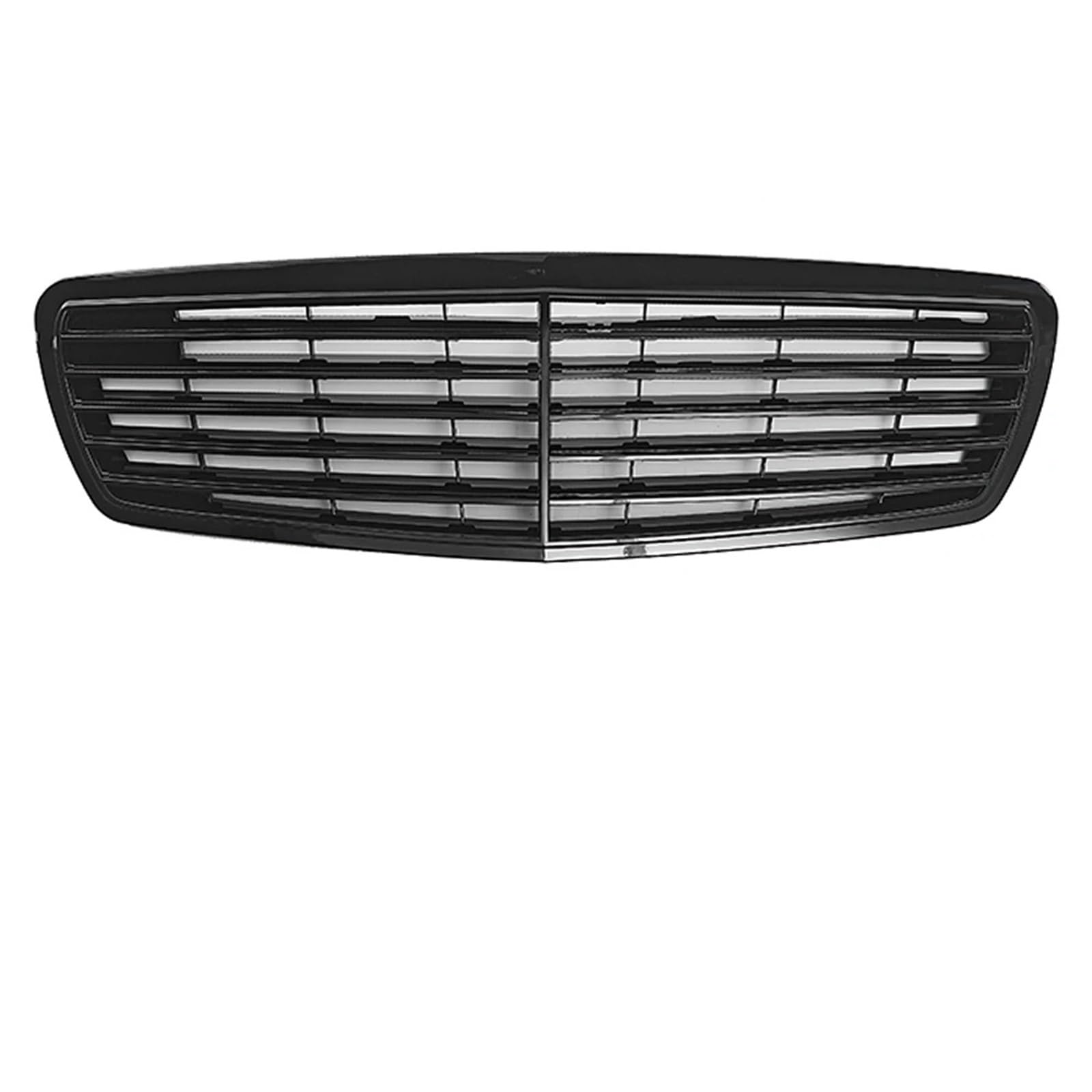 Frontgrill Glänzendes Schwarz Für AMG Style Front Racing Grille Für Benz EKlasse W211 E320 E350 E500 E63 2003–2009 Für GTR Style Bumper Grilles Front Nieren Kühlergrill(A-Black 03-06) von Rdtnvc