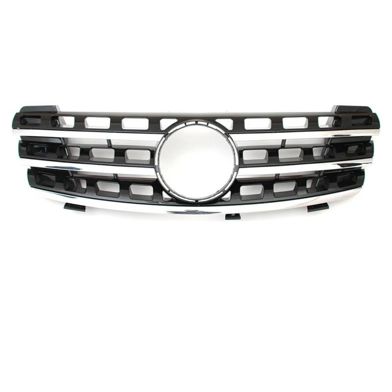 Frontgrill Glänzendes Schwarz Für Stoßstangengitter Im GTR-Stil Für Benz ML-Klasse W164 ML350 ML500 ML550 2005 2006 2007 2008 Zubehör Front Nieren Kühlergrill(A-Chrome Black) von Rdtnvc