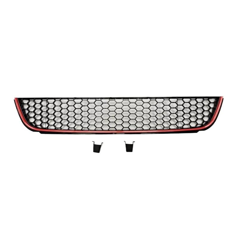 Frontgrill Honeycomb Auto Frontschürze Unterer Grill Für GTI Stil Mesh Grill Abdeckung Für VW Für Golf 6 MK6 Nicht-GTI 2009 2010 2011 2012 2013 Front Nieren Kühlergrill(Red Line) von Rdtnvc