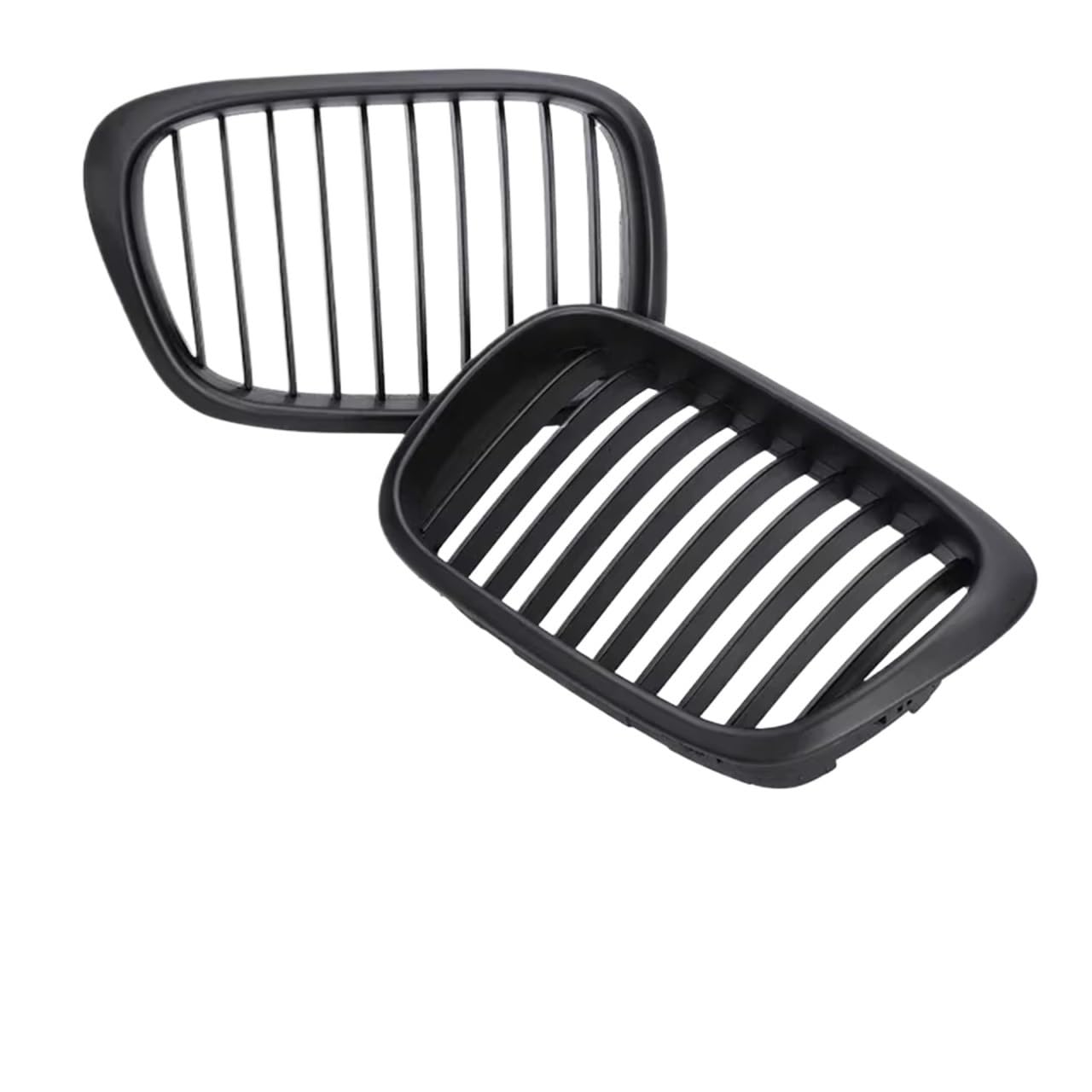 Frontgrill Kühler Chrom Front Nierenstoßstange Schwarz Racing Grill Für 5er E39 1997 1998 1999 2000 2001 2002 2003 Glänzend Schwarzer Refting Grille Front Nieren Kühlergrill(Single Matte Black) von Rdtnvc
