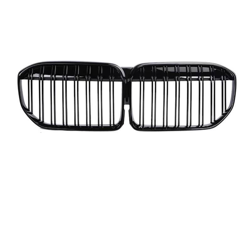 Frontgrill Kühler Einzellamellengrill Glänzend Schwarz Frontstoßstange Nierengitterabdeckung Auto-Styling Für 7er G11 G12 2020 2021 2022 2023 Front Nieren Kühlergrill(Dual Gloss Black) von Rdtnvc