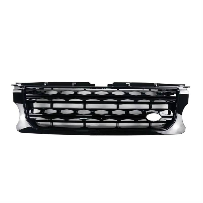 Frontgrill Kühlergrill Für Land Für Rover Für Discovery 4 LR4 2014 2015 2016 L319 Frontschürze Mittelplatte Styling Oberen Racing Grills Autozubehör Front Nieren Kühlergrill(All Black) von Rdtnvc