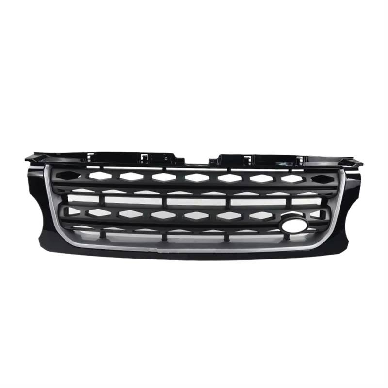 Frontgrill Kühlergrill Für Land Für Rover Für Discovery 4 LR4 2014 2015 2016 L319 Frontschürze Mittelplatte Styling Oberen Racing Grills Autozubehör Front Nieren Kühlergrill(Black Frame Gray net) von Rdtnvc