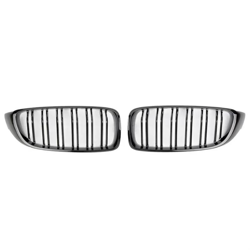 Frontgrill M4 Frontschürze Niere Facelift Grill Für 4 Serie F32 F33 F36 F80 F82 420i 428i 430i 2013-2019 Carbon Grille Zubehör Front Nieren Kühlergrill(Glossy Black) von Rdtnvc