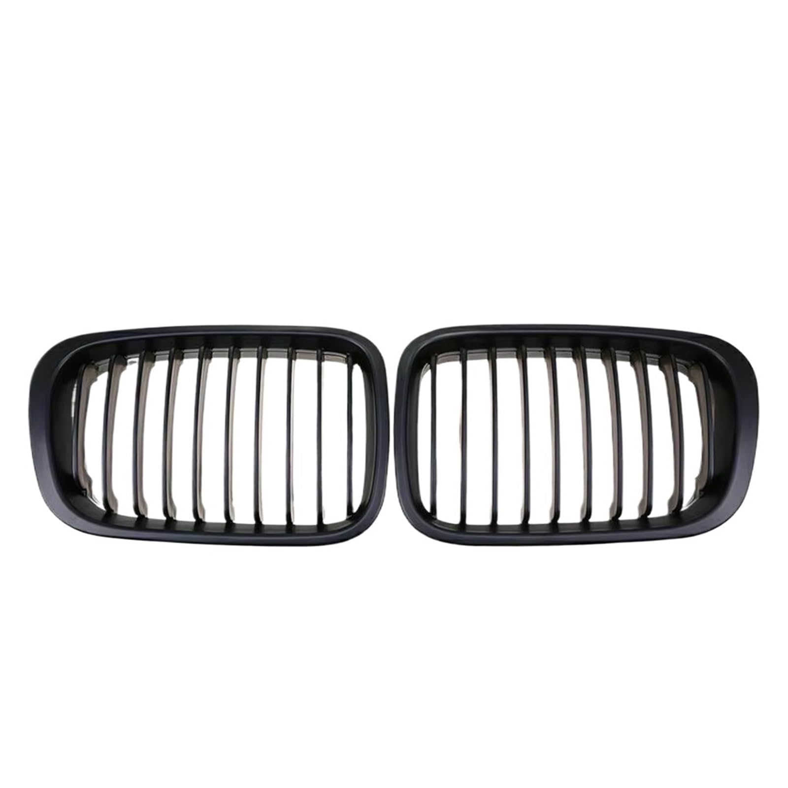 Frontgrill Obere Renngitter Im Single-Line-Stil Für E46 4-Türer 320i 323i 325i 328i 330i 1998 1999 2000 2001. Doppellinien-Frontstoßstangengrill Front Nieren Kühlergrill(Double-Glossy Black) von Rdtnvc