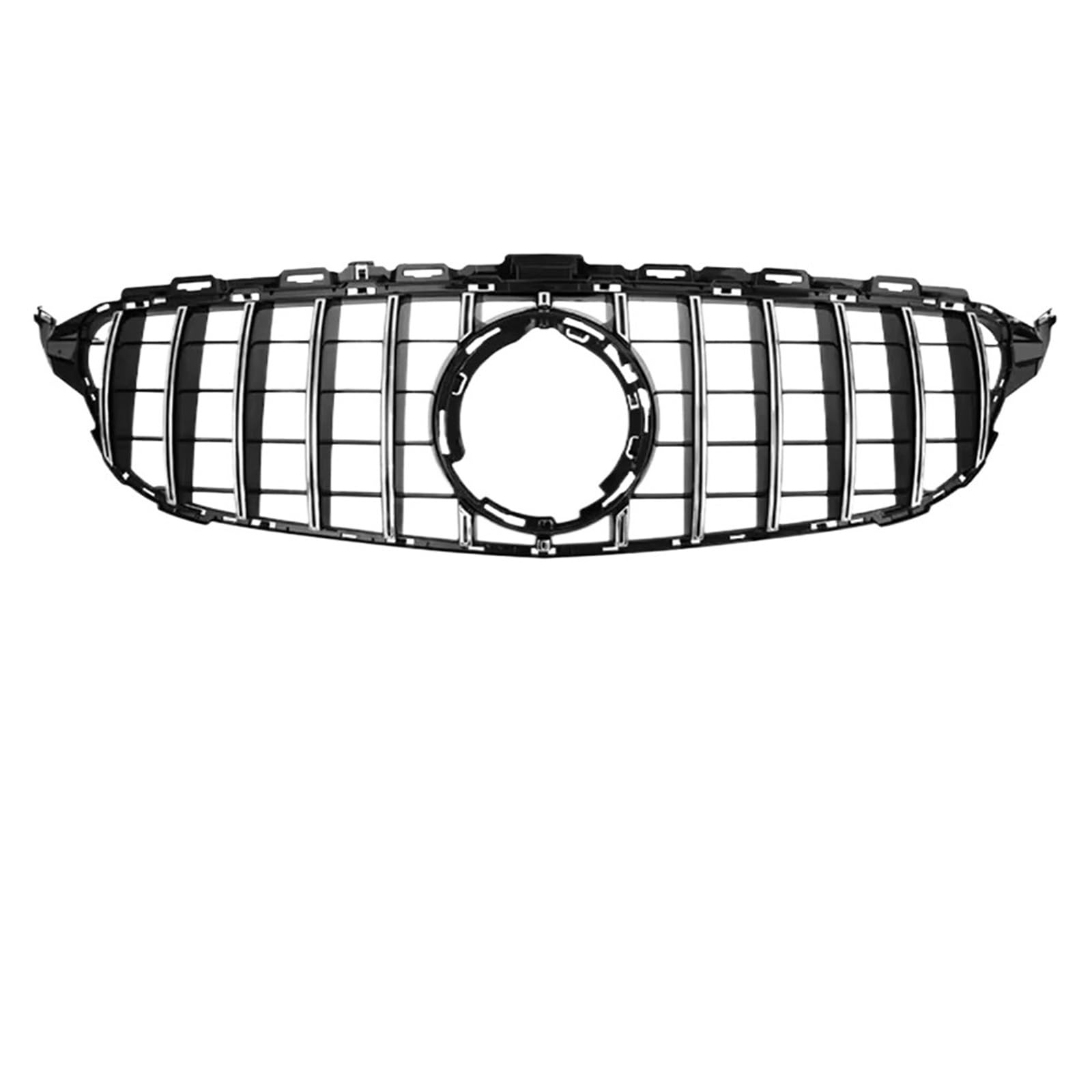 Frontgrill Oberer Kühlergrill Im Chrom-Diamonds-Stil Für Benz C-Klasse W205 C300 C250 C43 Für AMG 2019 2020 2021 Glänzendes Schwarz Kühlergrill Im Für AMG-Stil Front Nieren Kühlergrill(GTR-Chrome Silv Frontgrill Oberer Kühlergrill Im Chrom-Diamonds-Stil Für Benz C-Klasse W205 C300 C250 C43 Für AMG 2019 2020 2021 Glänzendes Schwarz Kühlergrill Im Für AMG-Stil Front Nieren Kühlergrill(GTR-Chrome Silv von Rdtnvc