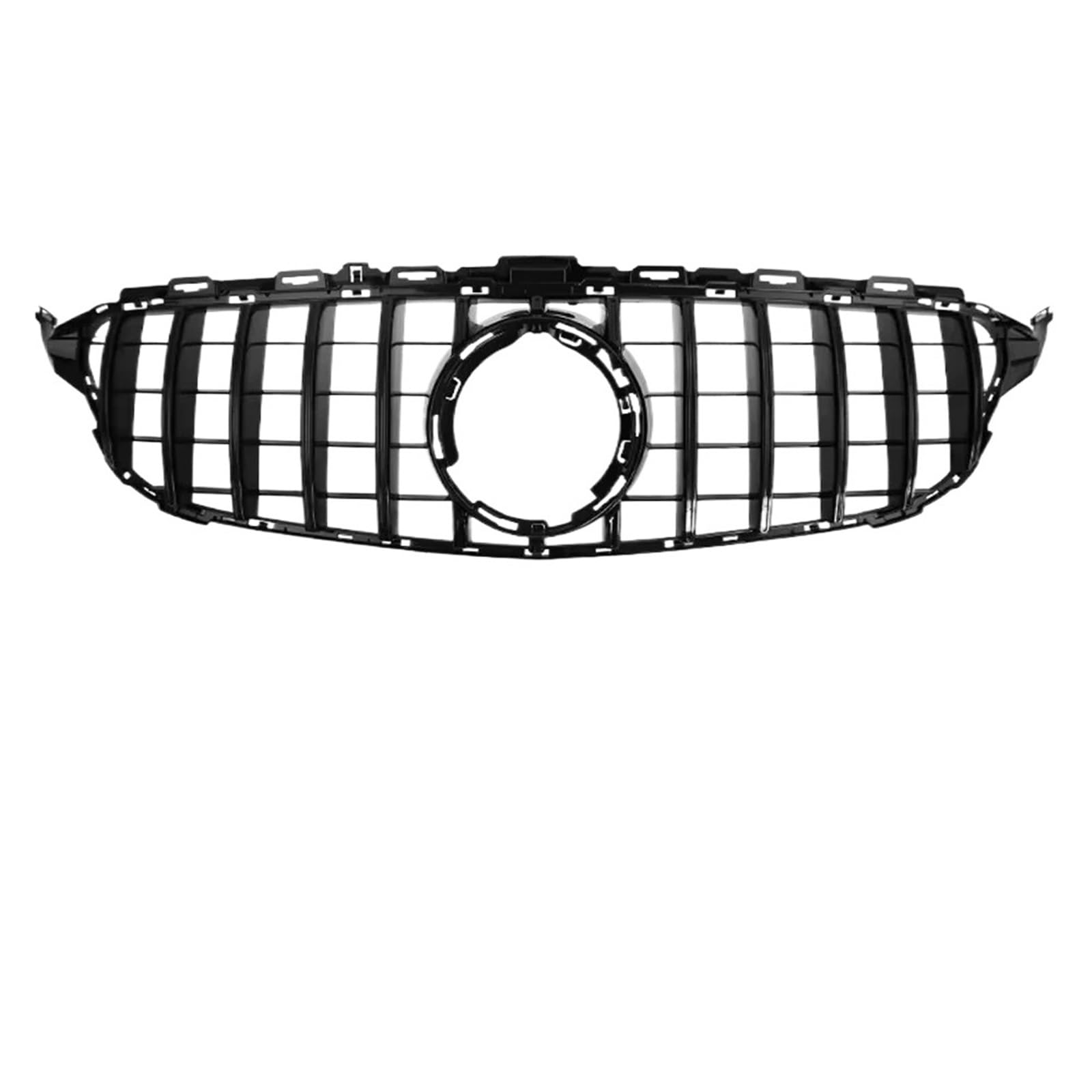 Frontgrill Oberer Kühlergrill Im Chrom-Diamonds-Stil Für Benz C-Klasse W205 C300 C250 C43 Für AMG 2019 2020 2021 Glänzendes Schwarz Kühlergrill Im Für AMG-Stil Front Nieren Kühlergrill(GTR-Glossy Blac Frontgrill Oberer Kühlergrill Im Chrom-Diamonds-Stil Für Benz C-Klasse W205 C300 C250 C43 Für AMG 2019 2020 2021 Glänzendes Schwarz Kühlergrill Im Für AMG-Stil Front Nieren Kühlergrill(GTR-Glossy Blac von Rdtnvc