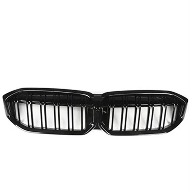 Frontgrill Racing Grills Front-Nierengrill Im Sportlichen Stil Für 3er-Serie 2023 G20-Grill, Schwarzer Diamant-Doppellamellen-Haubengrill Front Nieren Kühlergrill(Double line) von Rdtnvc