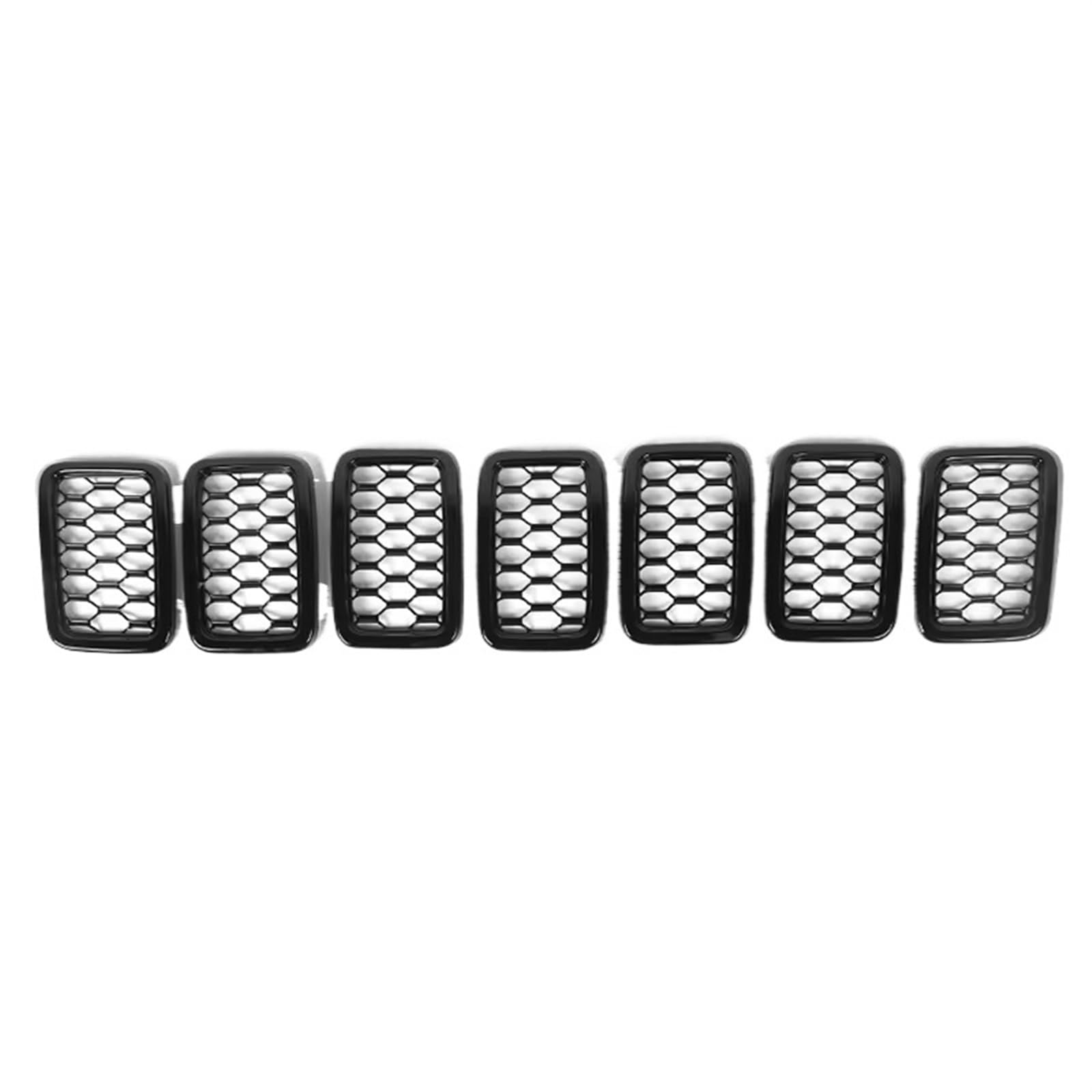 Frontgrill Racing Grills Für Jeep Für Grand Für Cherokee 2014 2015 2016 2017 Up Front Einsatz Honeycomb Grille Mesh Dekoration Abdeckung Zubehör Front Nieren Kühlergrill(2017 Up D) von Rdtnvc