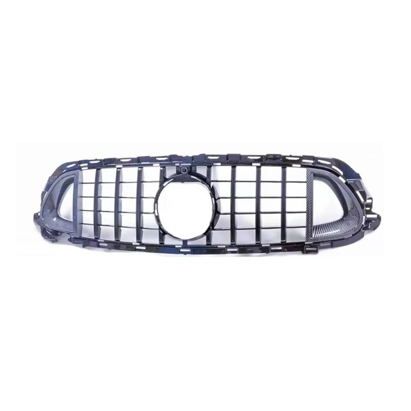 Frontgrill Schwarzer Grill Frontstoßstange GT Grill Für Benz C-Klasse W206 C180 C200 C300 C350 Sport Style 2021 2022+ Front Nieren Kühlergrill(BRS Black) von Rdtnvc