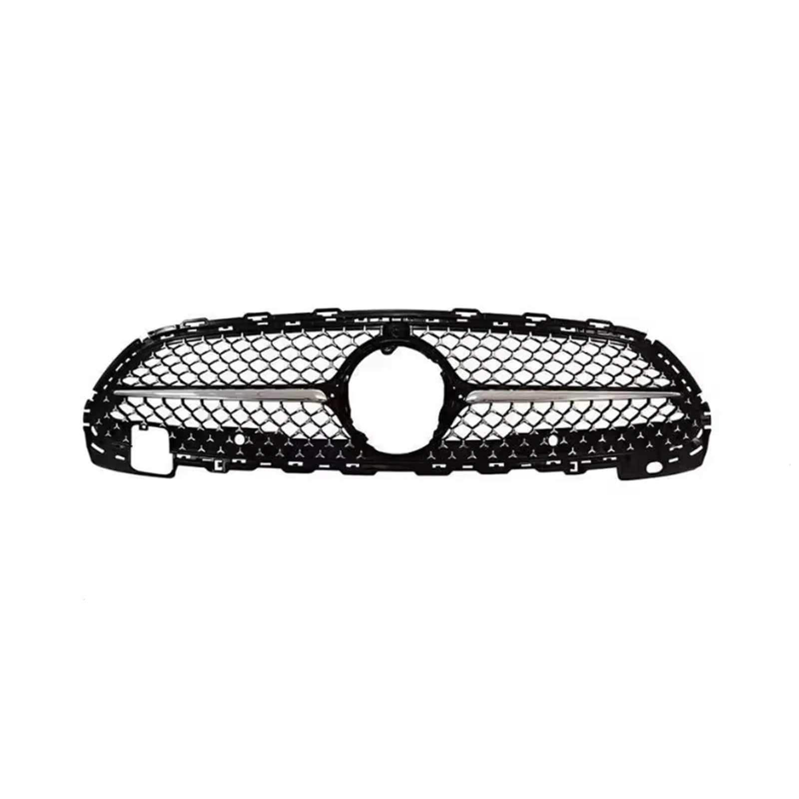 Frontgrill Schwarzer Grill Frontstoßstange GT Grill Für Benz C-Klasse W206 C180 C200 C300 C350 Sport Style 2021 2022+ Front Nieren Kühlergrill(Diamond Black) von Rdtnvc