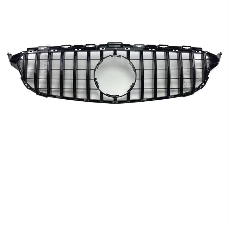 Frontgrill Sport Facelift Fronthaubengrill Racing Stoßstangengrill GT-Stil Für Benz C W205 2014 2015 2016 2017 2018 2019 2020 2021 C205 S205 Tuning Body Kit Front Nieren Kühlergrill(14-18 Glossy Black von Rdtnvc
