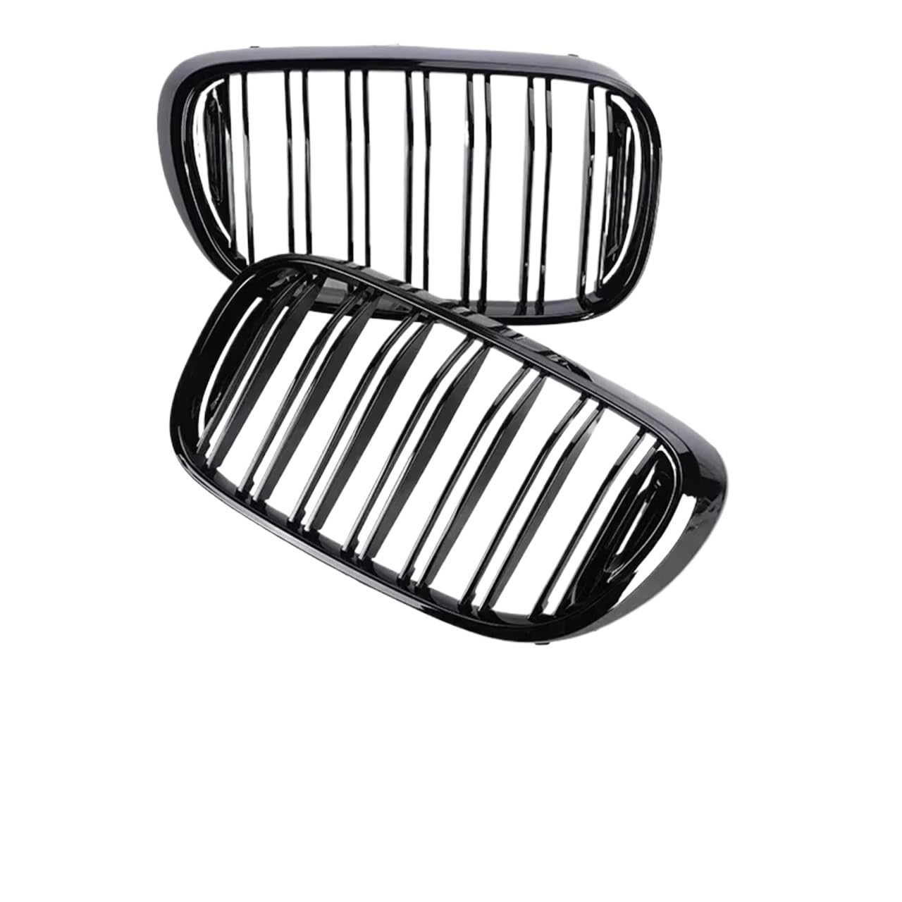 Frontgrill Untere Ansaugung Vorne Stoßstange Niere Refting Grill Carbon Fiber Racing Grille Teile Für 7 Serie G11 G12 2015 2016 2017 2018 2019 Front Nieren Kühlergrill(Dual Gloss Black) von Rdtnvc