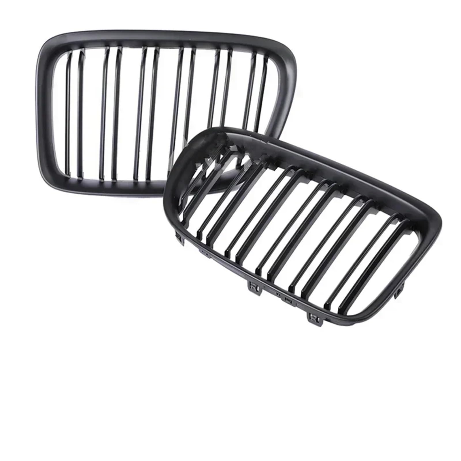 Frontgrill Untere Frontschürze Niere Chrom Racing Grills Carbon Fiber Refiting Schwarz Grille Für X1 E84 2009 2010 2011 2012 2013 2014 2015 2016 Front Nieren Kühlergrill(Dual Matte Black) von Rdtnvc
