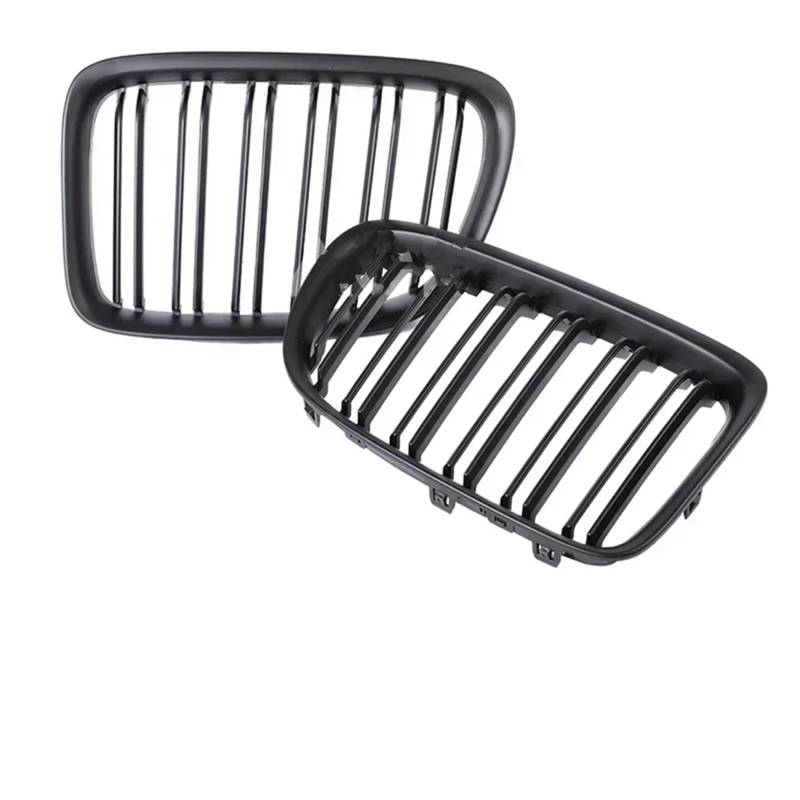 Frontgrill Untere Frontschürze Niere Chrom Racing Grills Carbon Fiber Refiting Schwarz Grille Für X1 E84 2009 2010 2011 2012 2013 2014 2015 2016 Front Nieren Kühlergrill(Dual Matte Black) von Rdtnvc