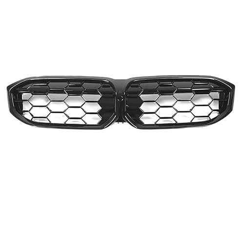 Frontgrill Vorne Niere Doppel Lamellen Diamant Grille Grill Center Grid Mesh Tuning Teil Für 3 Serie G20 G21 LCI 330i 320d M340i 2023 2024 Front Nieren Kühlergrill(Diamond Black) von Rdtnvc